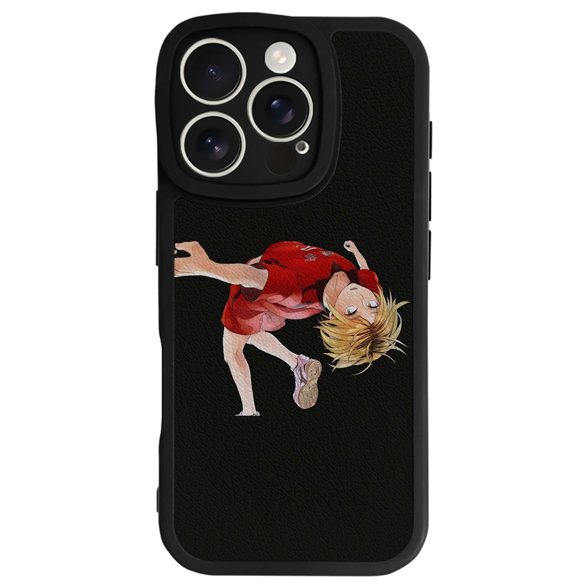 （画像用） ハイキュー!! Haikyu!! 【iPhone 16シリーズ対応】シリコンスマホケース（レザー調） 材質：シリコン